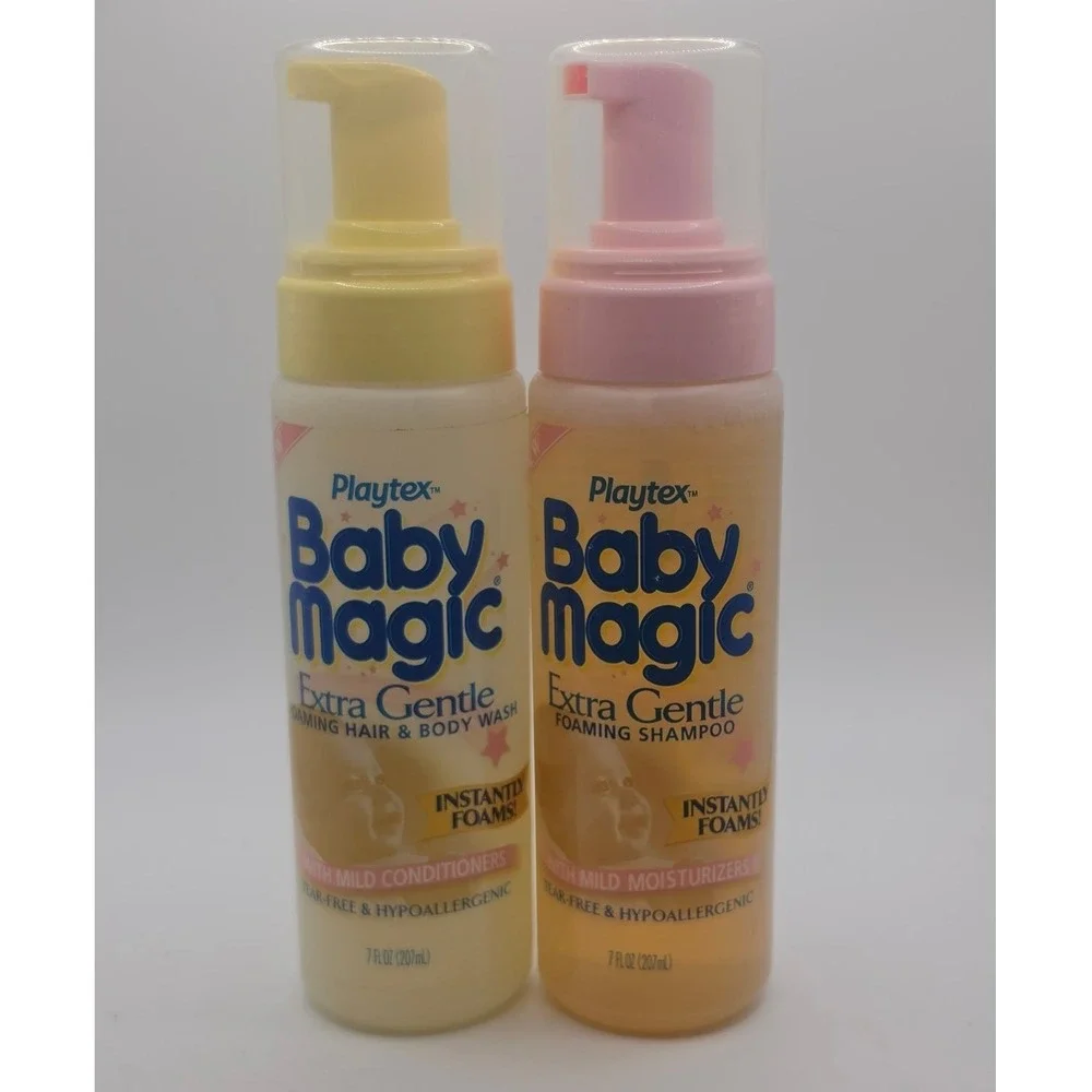 2001 Baby Magic Gentle Foaming Hair & Body Wash and Gentle Foaming Shampoo